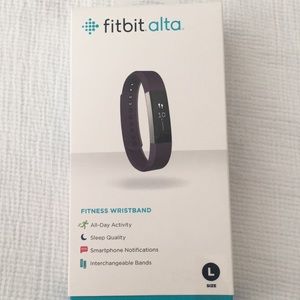 Fitbit Alta Size: L Plumb/Stainless Steel